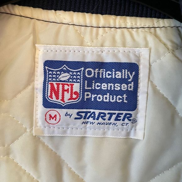 Vintage Dallas Cowboys Starter Jacket NFL Football Texas Embroidered Bomber Jack - Picture 5 of 14